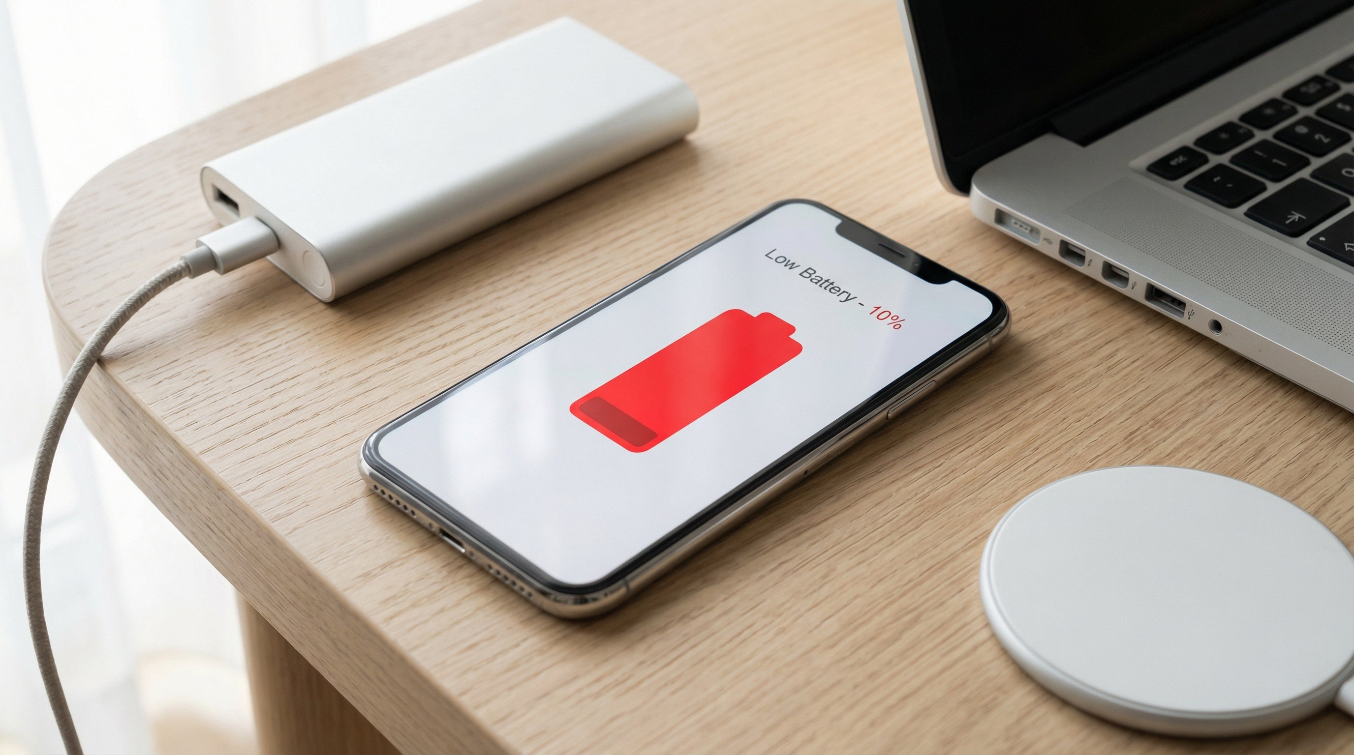 Hoe kun je je telefoon opladen zonder oplader?