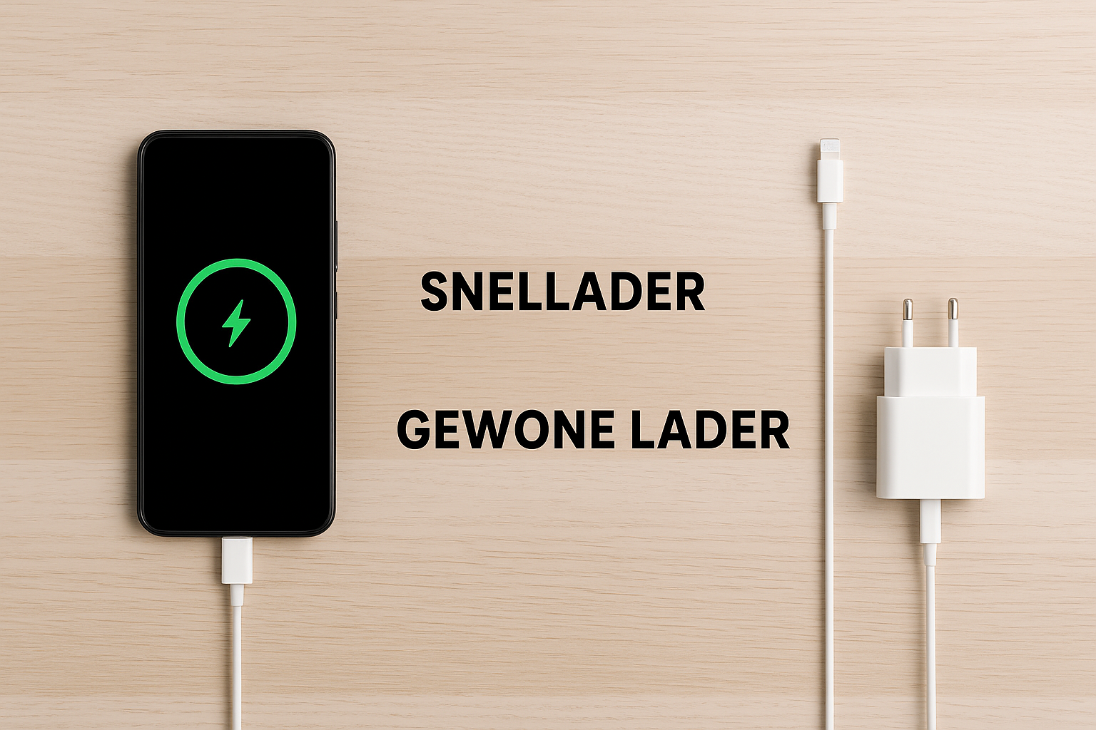 Wat is het verschil tussen een snellader en een gewone lader?