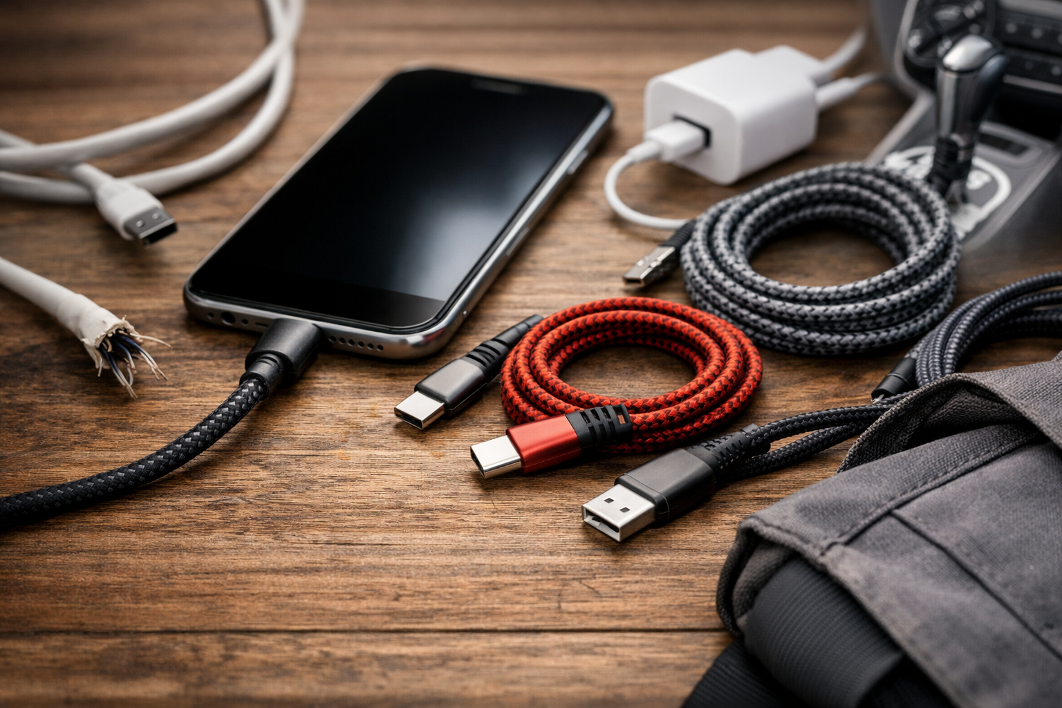 Hoe lang hoort een oplaadkabel mee te gaan?