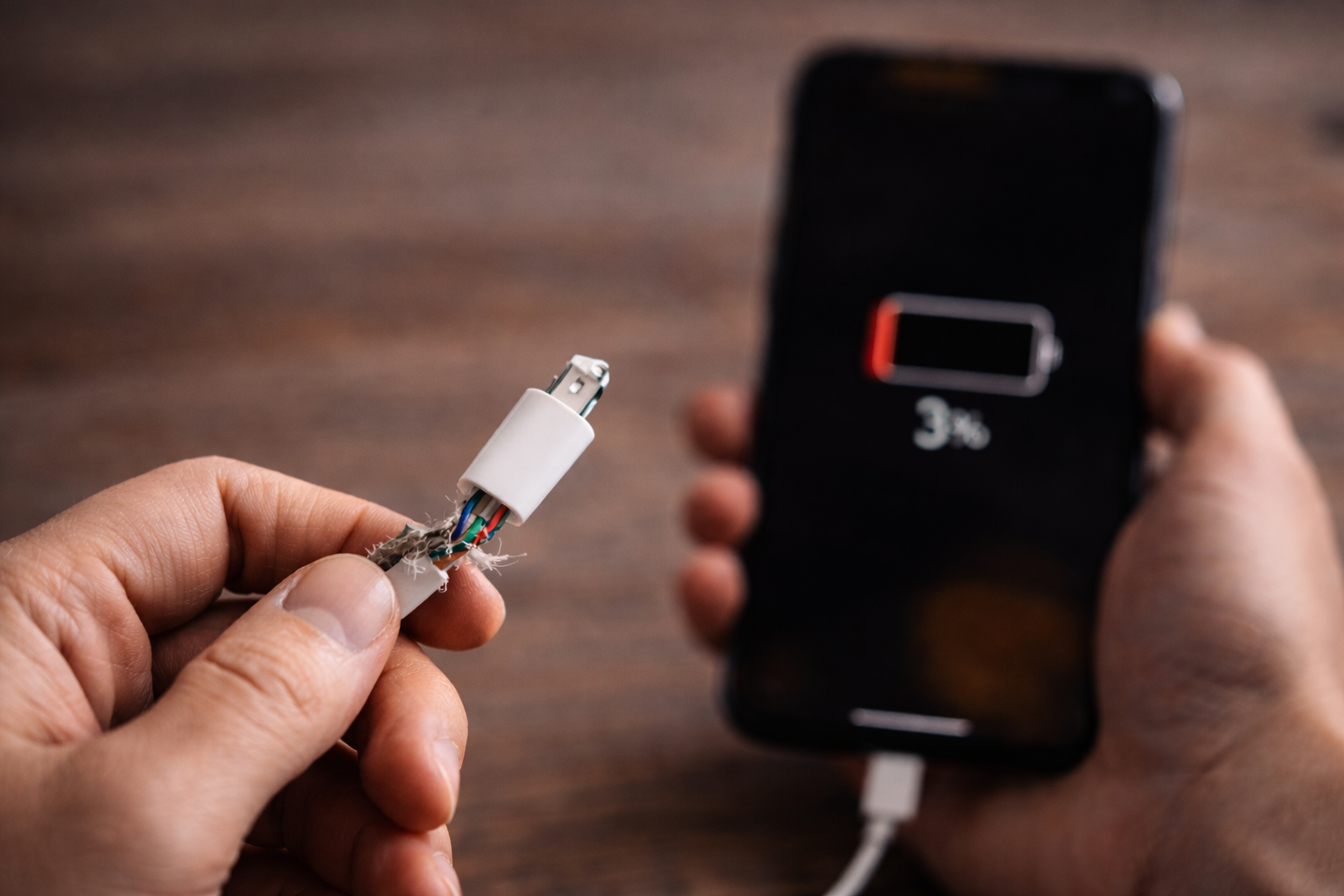 Waarom gaan oplaadkabels zo snel kapot?