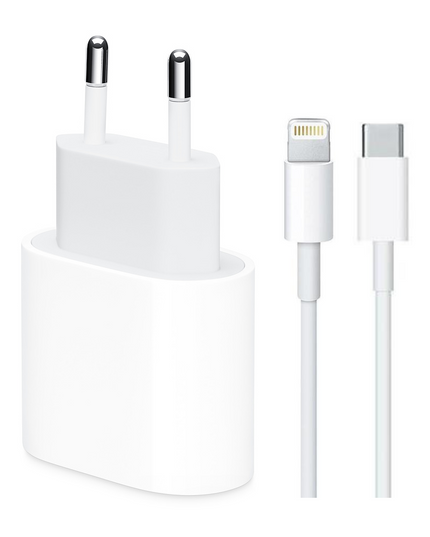 Apple USB-C adapter 20W + 2 meter Lightning kabel