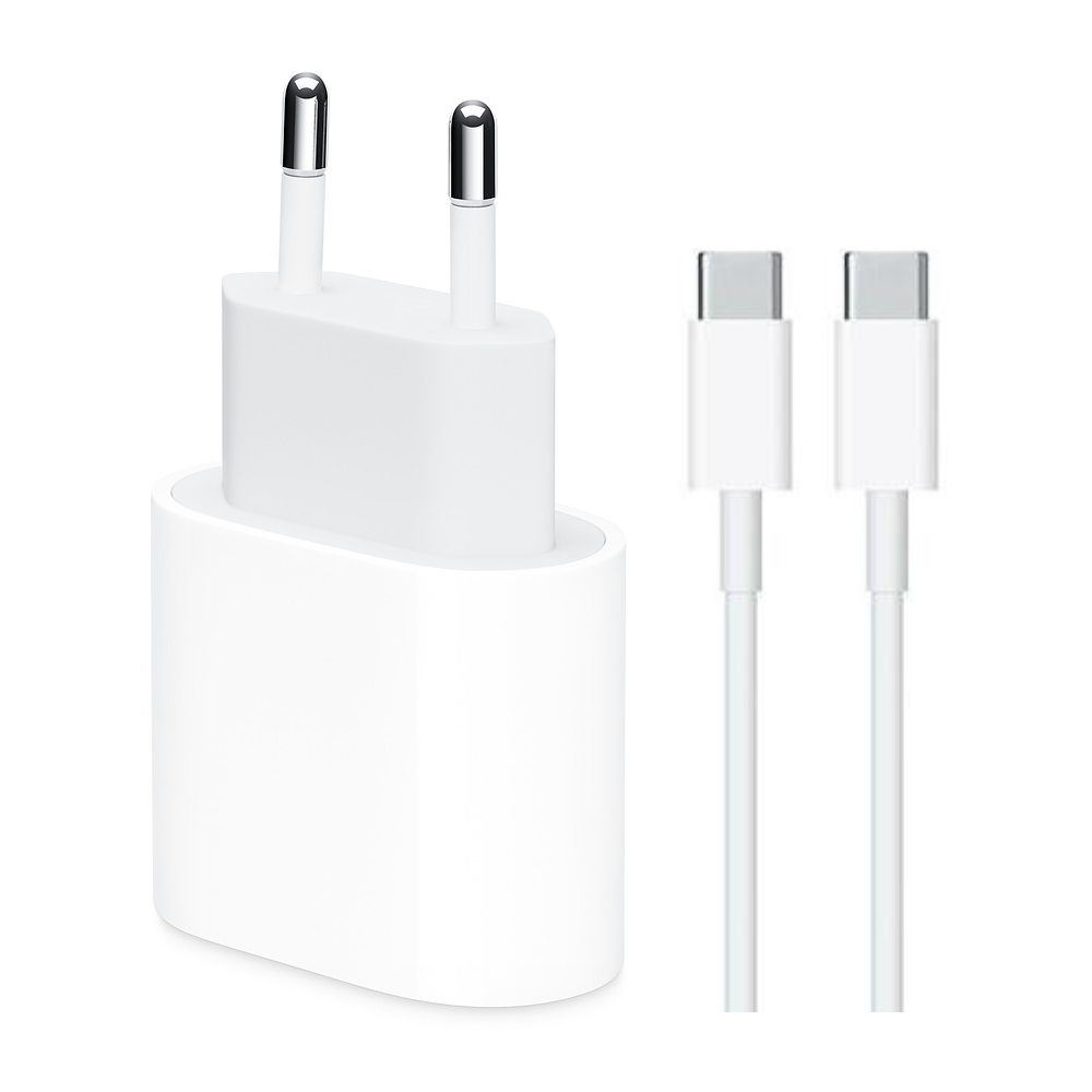 Apple USB-C adapter 20W + 2 meter USB-C kabel