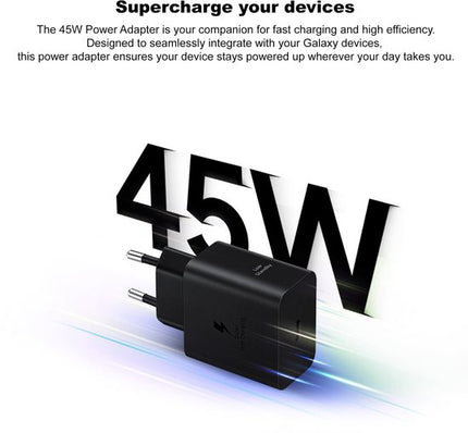 Samsung USB-C adapter zwart - 45W