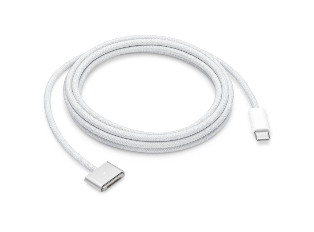 Apple USB-C naar MagSafe 3 kabel zilver (Nylon) - 2 meter