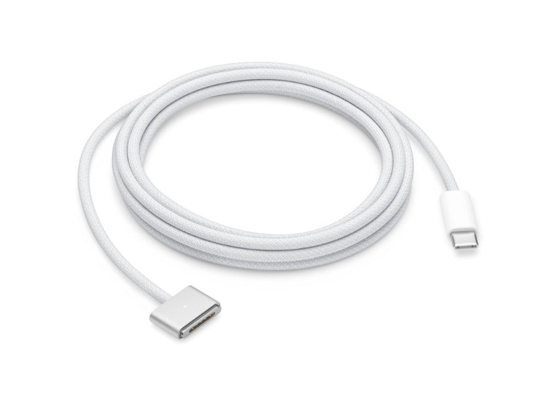 Apple MacBook USB-C adapter 96W + 2 meter MagSafe 3 kabel zilver