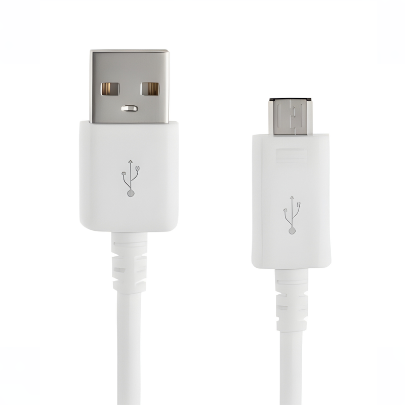 Originele Micro-USB Oplaadkabel Wit voor Samsung - 1m