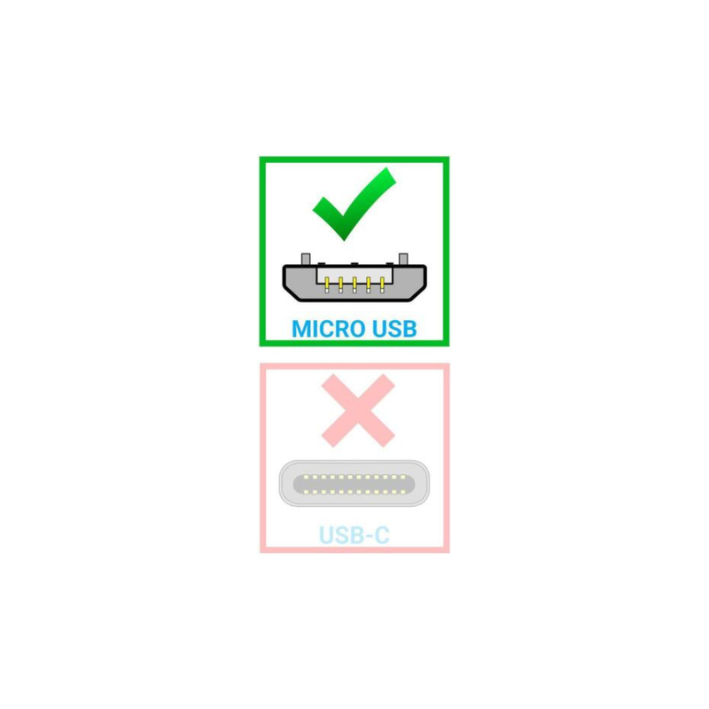 Originele Micro-USB Oplaadkabel Wit voor Samsung - 1m