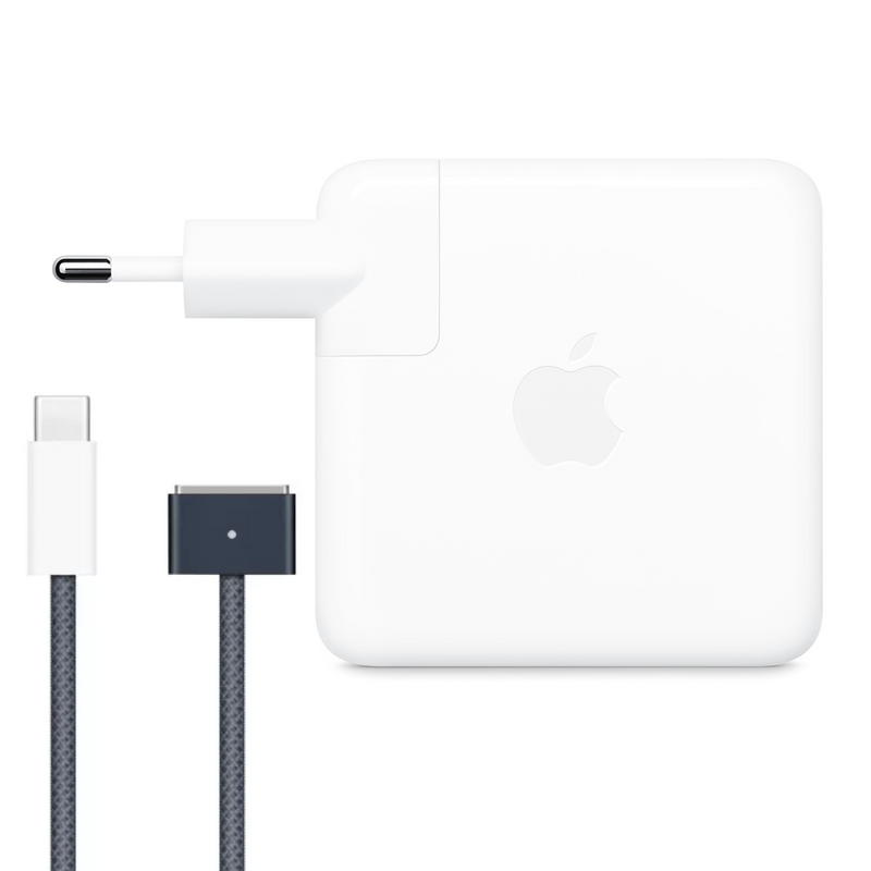 Apple MacBook USB-C adapter 96W + 2 meter MagSafe 3 kabel middernacht