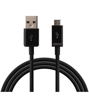 Originele Micro-USB Oplaadkabel Zwart voor Samsung - 1m