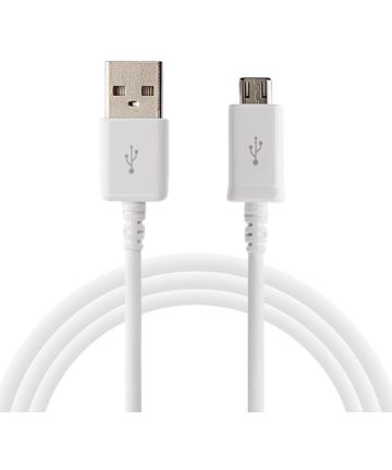 Originele Micro-USB Oplaadkabel Wit voor Samsung - 1m